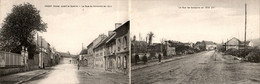 Crouy Canton De Soissons-Nord Carte Double La Rue De Soissons En 1914 Et 1918 Aisne 02880 Dos Vert En TB.Etat - Sonstige & Ohne Zuordnung