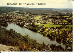 CP De GODINNE " Vue Prise Des Sept Meuses " BONJOUR DE 7 MEUSE RIVIERE . - Profondeville