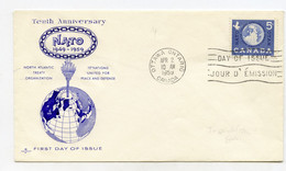 Canada 1959 NATO FDC B220425 - Erst- U. Sonderflugbriefe