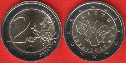 Lithuania 2 Euro 2022 "Basketball" BiMetallic UNC - Lituania