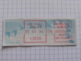 Aix En PCE Principal 13616 - 20-01-94 - G09 PC13001 Tarif 2.80 - - 1990 Type « Oiseaux De Jubert »