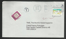 Portugal Lettre 1988 Timbre-taxe Port Dû Et Série Basique Maisons Traditionnelles Postage Due + Traditional Houses Cover - Cartas & Documentos