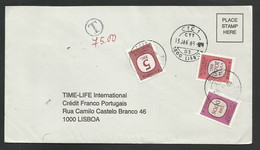 Portugal Lettre 1988 Timbre-taxe Port Dû Postage Due Cover - Briefe U. Dokumente