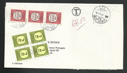 Portugal Lettre 1987 Timbre-taxe Port Dû Postage Due Cover - Brieven En Documenten