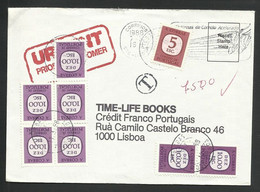 Portugal Lettre 1988 Timbre-taxe Port Dû Postage Due Cover - Cartas & Documentos