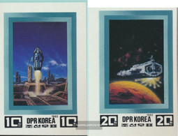North-Korea 2255B-2256B (complete Issue) Unmounted Mint / Never Hinged 1982 Space The Future - Korea, North