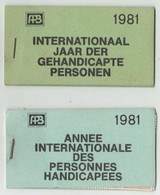 Belgique - COB PR161 ** PR 162 ** MNH - 1981 - Cote 17 COB 2022 - Postzegelboekjes 1953-....