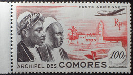 R2253/343 - 1950/1953 - COLONIES FR. - COMORES - POSTE AERIENNE - N°2 NEUF* BdF - Poste Aérienne