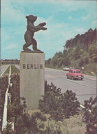 D- Berlin - Bär - Autobahn Einfahrt - Sintenis-Bär - Cars - Opel Olympia P1 - Renault Dauphine - Zehlendorf