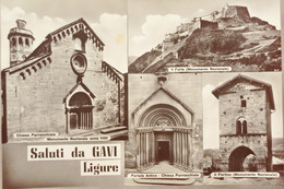 Cartolina - Saluti Da Gavi Ligure - Vedute Diverse - 1959 - Alessandria