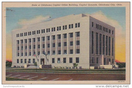 Oklahoma Oklahoma City State Capitol Office Building Capitol Grounds Curteich - Oklahoma City