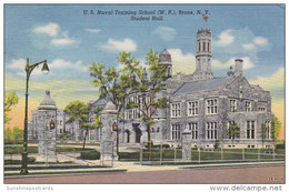 New York Bronx Student Hall U S Naval Training School Curteich - Bronx