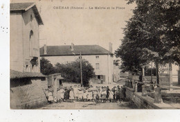 CHENAS LA MAIRIE ET LA PLACE - Chenas