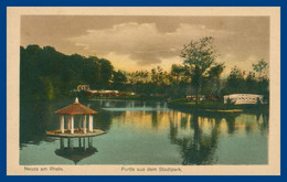NEUSS Am Rhein - Partie Aus Dem Stadtpark - Edit. J.W.B. Nr. 132 - Colorisée - Neuss