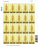 THAILAND 2001 Mi 2080 VISAKPUJA DAY MINT FULL SHEET ** - Buddhism