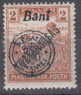 Romania Overprint On Hungary Stamps Occupation Transylvania 1919 Mi#50 Mint Hinged - Transsylvanië