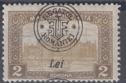 Romania Overprint On Hungary Stamps Occupation Transylvania 1919 Mi#41 II Mint Hinged Moved Overprint - Transylvania