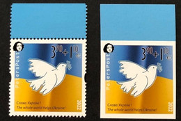 Finland 2022 No War! Help To Ukraine Peterspost Set Of Perforated And Imperforated Stamps - Nuevos