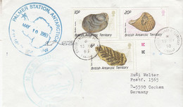 British Antarctic Territory (BAT) 1993 Ship Visit HMS Endurance Ca Palmer Station Ca Faraday 13 MR 93 (BAT342) - Covers & Documents