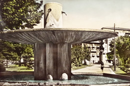 Cartolina - Alessandria - Fontana Dei Giardini Pubblici - 1957 - Alessandria