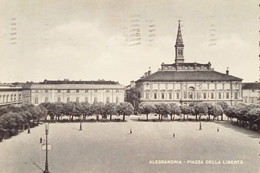Cartolina - Alessandria - Piazza Della Libertà - 1952 - Alessandria