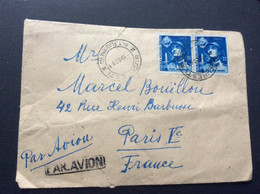 LETTRE  ROUMANIE>FRANCE Poste Aérienne 1951 - Lettres & Documents