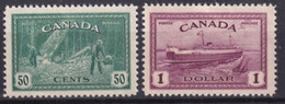 CANADA - 1946 - YVERT N° 223/224 ** MNH ! - COTE = 75 EUR. - - Ungebraucht