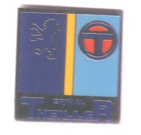 VP273 Pin's GARAGE PEUGEOT TALBOT THEILLER Épinal Vosges Achat Immédiat - Peugeot