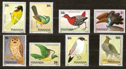 Rwanda Ruanda 1980 OCBn° 954-961 Yvertn° 911-918 *** MNH  Cote 12 € Faune Oiseaux Vogels Birds - Unused Stamps