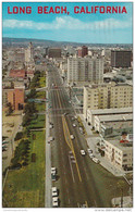 California Long Beach Ocean Boulevard Looking West 1962 - Long Beach