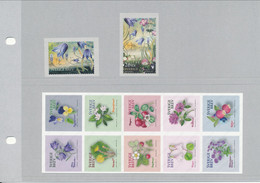 Sweden 2022. Facit # 3421-3432. Sweden's National Flowers. MNH (**) - Neufs