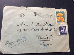 LETTRE  ROUMANIE>FRANCE Poste Aérienne - Briefe U. Dokumente