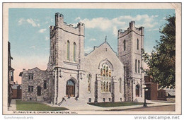 Delaware Wilmington St Paul's M E Church Curteich - Wilmington