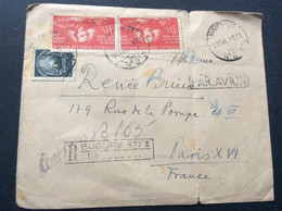 LETTRE  ROUMANIE>FRANCE Poste Aérienne 1948 - Lettres & Documents