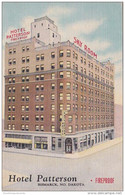 North Dakota Bismarck Hotel Patterson 1954 Curteich - Bismark