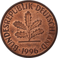Monnaie, République Fédérale Allemande, 2 Pfennig, 1996 - 2 Pfennig