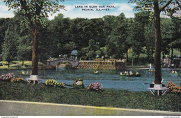 Illinois Peoria Lake In Glen Oak Park 1946 - Peoria