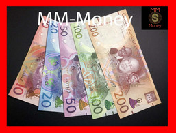 LESOTHO  10 - 20 - 50 - 100 - 200  Maloti  2021   P. New  ** Set Of 5 Notes**      UNC - Lesoto