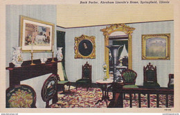 Illinois Springfield Abraham Lincoln's Home Back Parlor Curteich - Springfield – Illinois