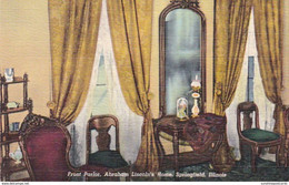 Illinois Springfield Abraham Lincoln's Home Front Parlor 1951 Curteich - Springfield – Illinois