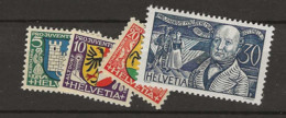 1930 MNH Switzerland Mi 241-44 Postfris** - Ungebraucht