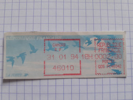 Cahors R P 46010 - 31-01-94 - G05 PC46042 Tarif 2.80 - Problème D'imprimante - 1990 Type « Oiseaux De Jubert »