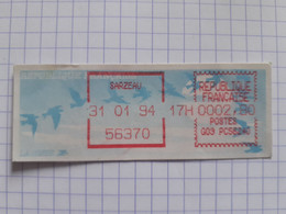 Sarzeau 56370 - 31-01-94 - G03 PC56240 Tarif 2.80 - 1990 Type « Oiseaux De Jubert »