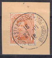 Belgique -  COB 13 Sur Lettre - 1915 - Cote 25 COB 2022 - 1915-1920 Albert I