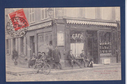 CPA [76] Seine Maritime > Gournay-en-Bray Commerce Shop Café Vélo Cycle - Gournay-en-Bray