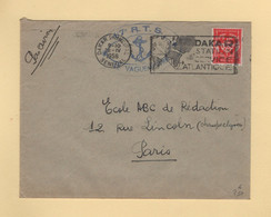 Timbre FM - Dakar - Senegal - 1956 - 17e RTS - Sellos De Franquicias Militares