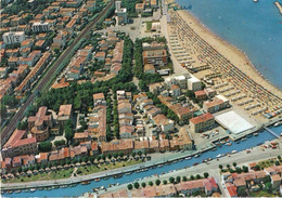 FANO - PANORAMA E SPIAGGIA DALL AEREO - F.G - STORIA POSTALE - Fano