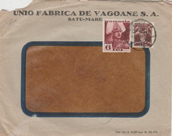 Satu Mare - UNIO Fabrica De Vagoane S.A. / Stampila / Cachet / Stamps / Carol II / Timbrul Aviatiei (1935) - Autres & Non Classés