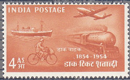 INDIA   SCOTT NO 250  MINT HINGED    YEAR  1954 - Nuevos