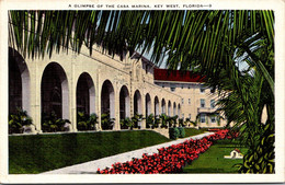 Florida Key West A Glimpse Of The Casa Marina 1946 - Key West & The Keys